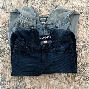 Cat & Jack Women's Light and Dark Blue Skinny Jeans